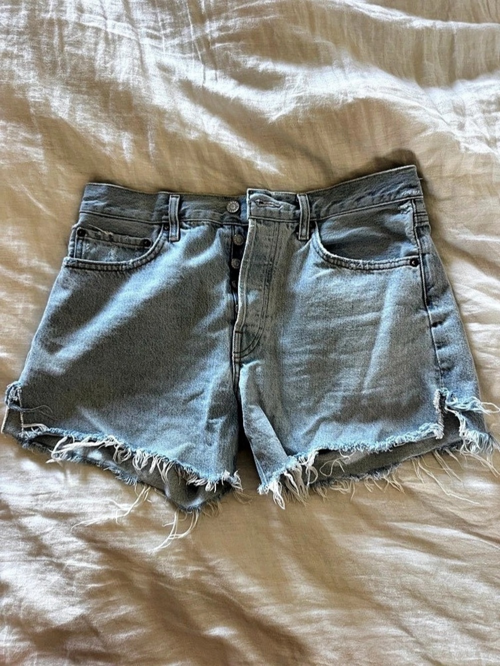 AGOLDE Parker Long Short Blue Waist 29